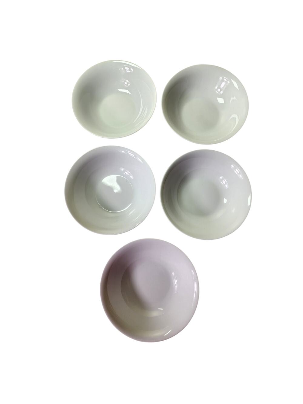 MIKASA Aspen Bone White China 7" Cereal Bowls - Set of 6